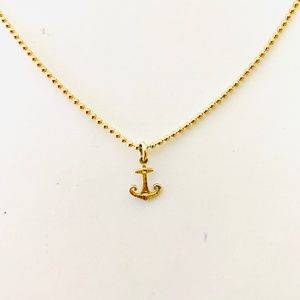 Anchor Necklace Catherine Weitzman Gold Vermeil